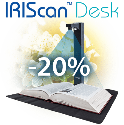 IRIScan Desk 7 - Document Scanner for high-quality scanning
